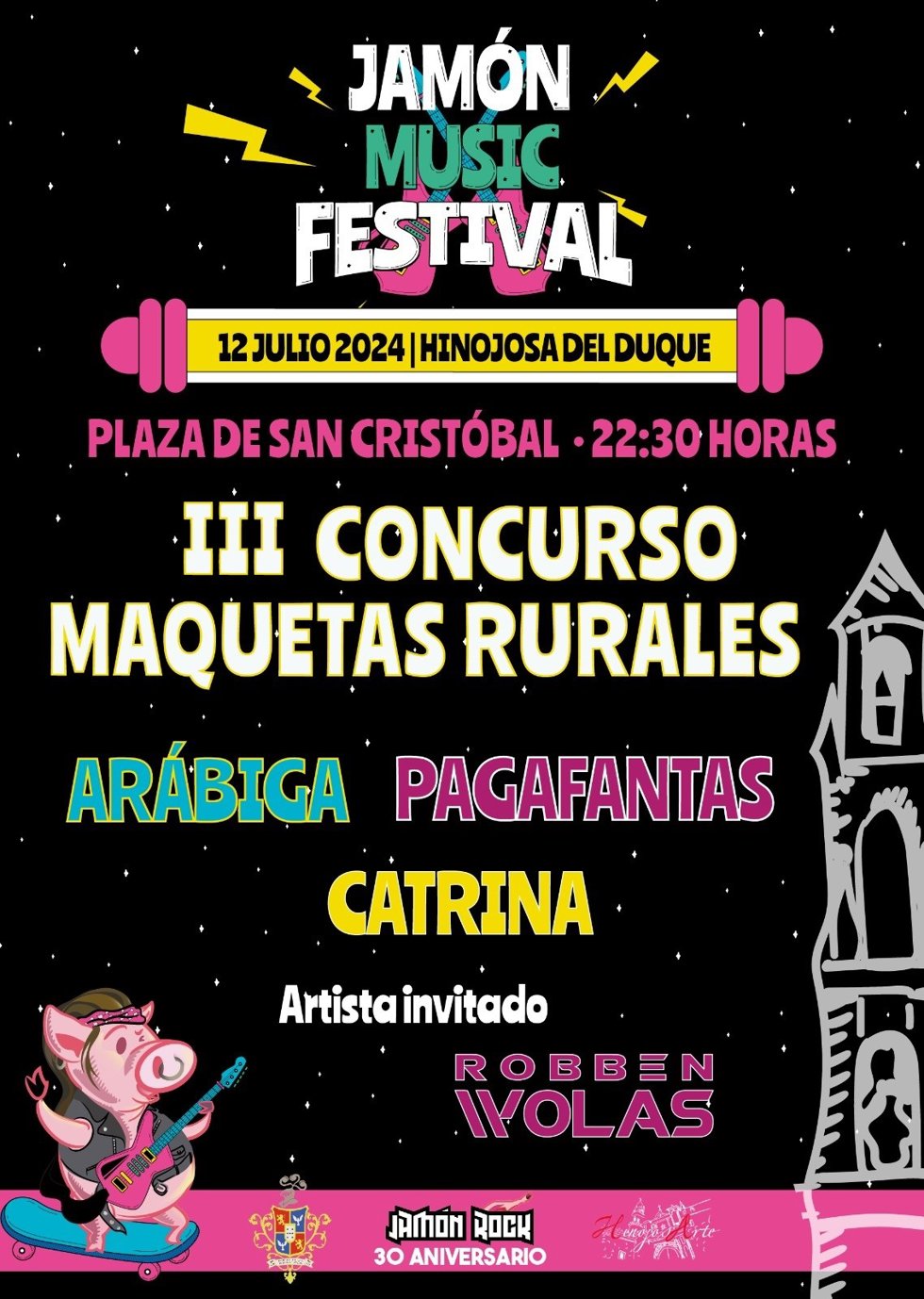 Cartel de la final del III Concurso Nacional de Maquetas Rurales.
