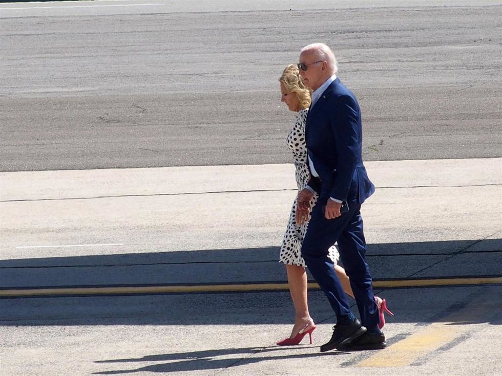 Joe Biden y la primera dama de EEUU, Jill Biden