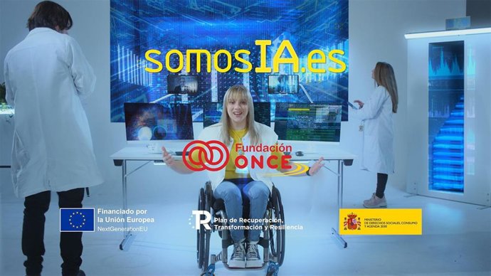 Fundación ONCE lanza la campaña #SomosIA para apostar por la "auténtica inteligencia", la de las personas