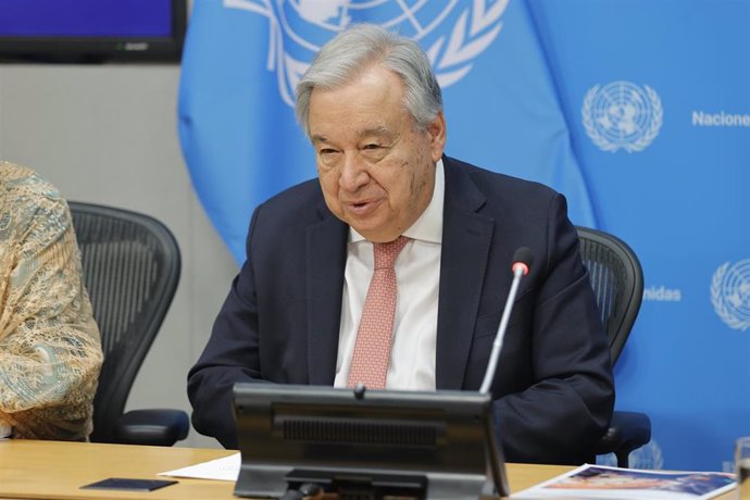 Imagen de archivo: el secretario general de Naciones Unidas, António Guterres