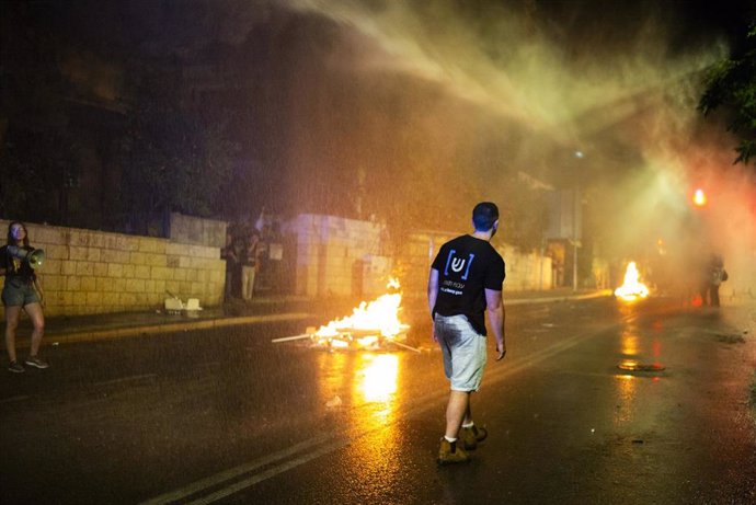 Protestas contra el Gobierno israelí en Jerusalén 