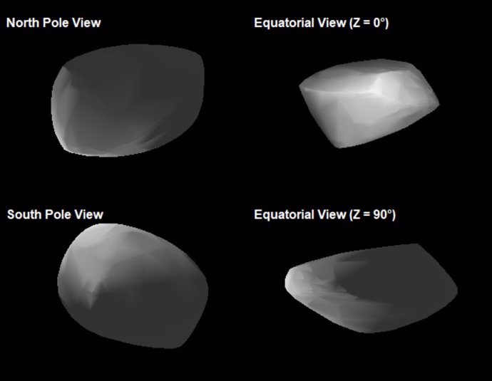 Imagen del asteroide 'Ra Shalom' analizado por el Instituto Universitario de Ciencias y Tecnologías Espaciales de Asturias (Ictea).