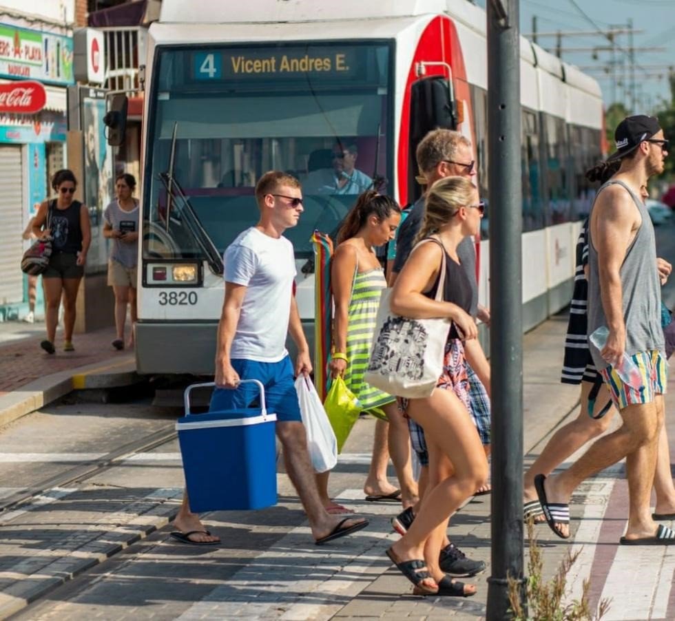 Tranvía a la playa