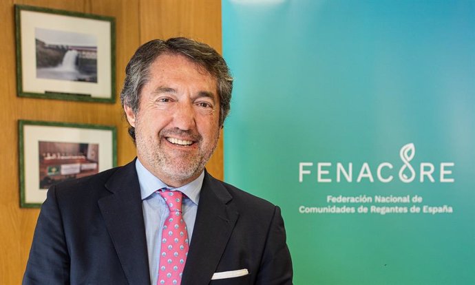 Archivo - El presidente de la Federación Nacional de Comunidades de Regantes de España (FENACORE), Juan Valero de Palma Manglano.