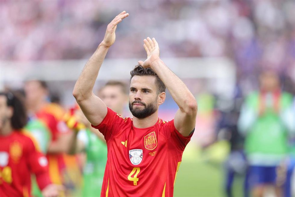 Nacho con la selección española