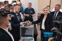 Macron y Le Pen votan en las elecciones legislativas