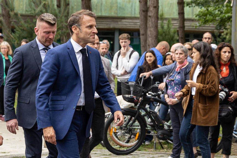 El presidente francés, Emmanuel Macron