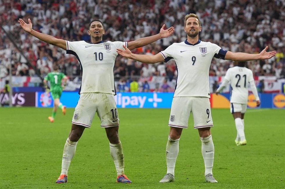 Jude Bellingham y Harry Kane