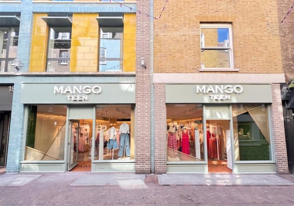 Tienda de Mango Teen en Londres.