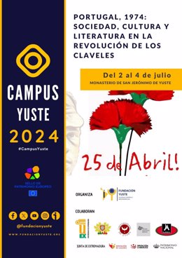 Cartel del Curso sobre la Revolución de los Claveles