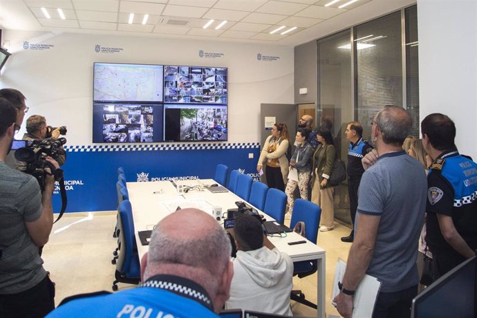 Imagen de la nueva Sala de Crisis, que albergará el puesto de mando del dispositivo de San Fermín