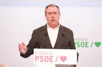 Espadas: El PSOE-A "no va a permitir que se hable de robo de dinero público" en el caso ERE tras la sentencia del TC