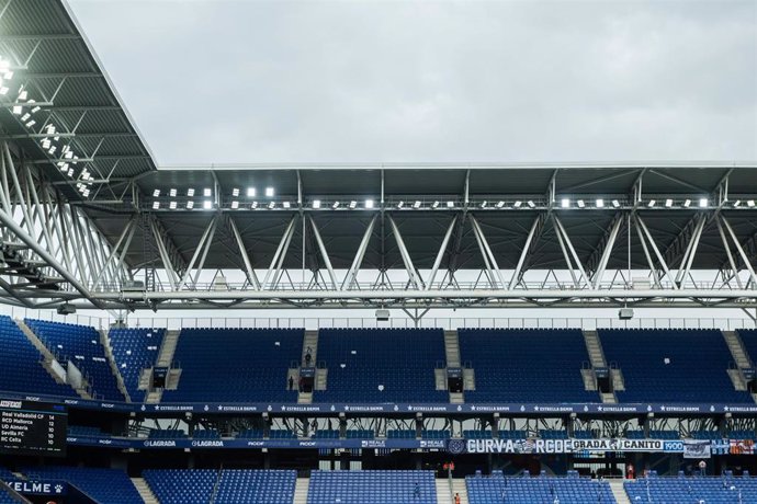 Archivo - Vista general del estadio del RCD Stadium, en la temporada 2022-2023. 