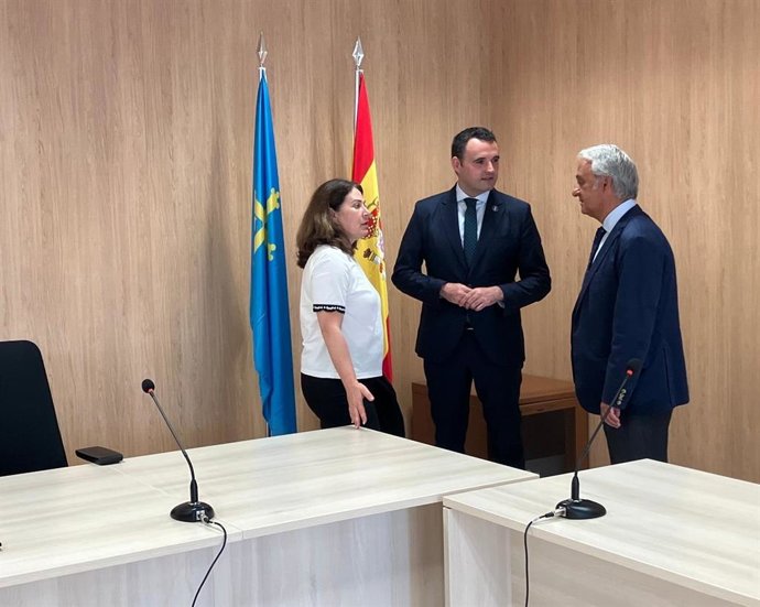 Inauguración del nuevo Juzgado de lo Mercantil en Oviedo.