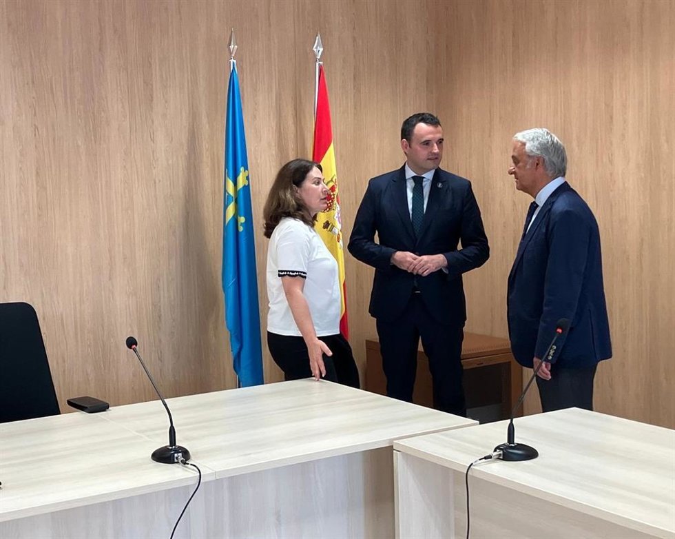Inauguración del nuevo Juzgado de lo Mercantil en Oviedo.