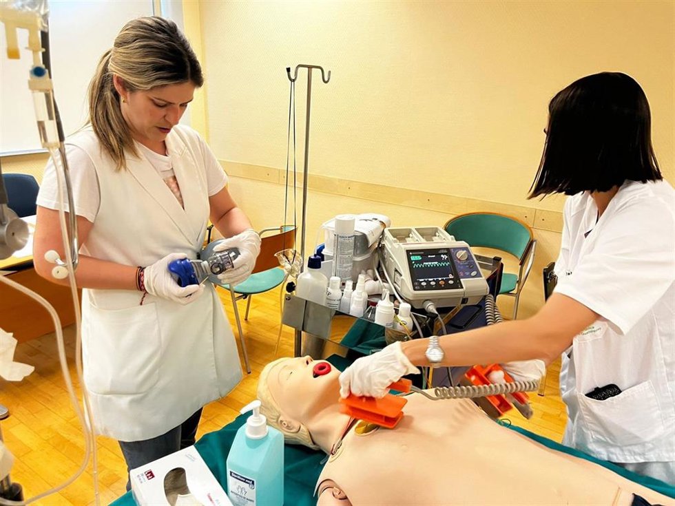 Curso sobre soporte vital básico y avanzado