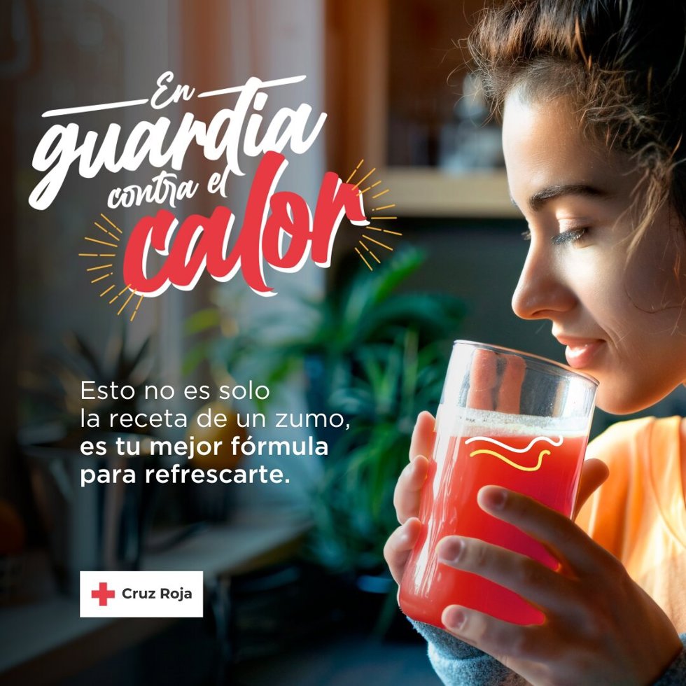 Campaña 'En guardia contra el calor' de Cruz Roja
