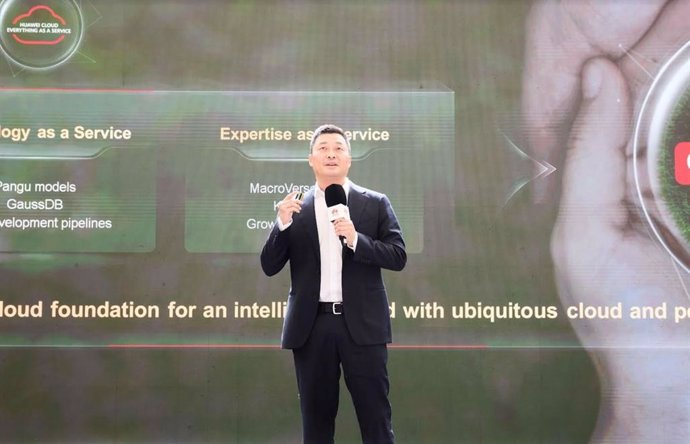 El director de marketing de Huawei Cloud, Aka Dai