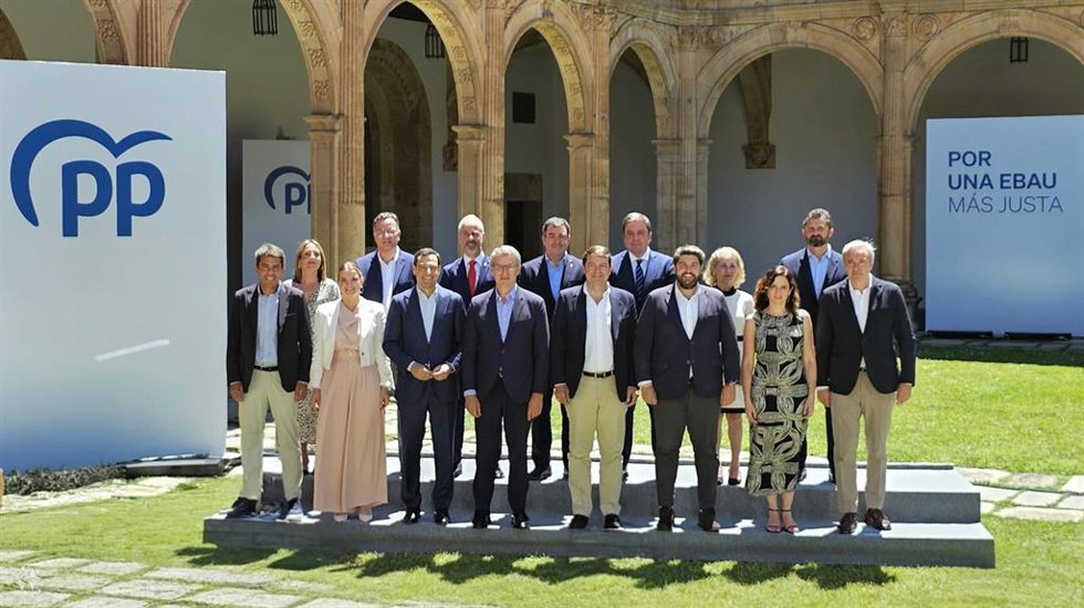 Acto del PP 'Por una EBAU común', celebrado en la Universidad de Salamanca