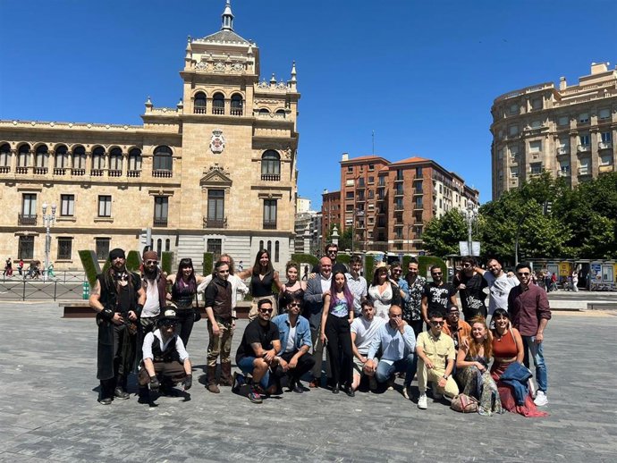 Presentación de los artistas locales para las fiestas de San Lorenzo