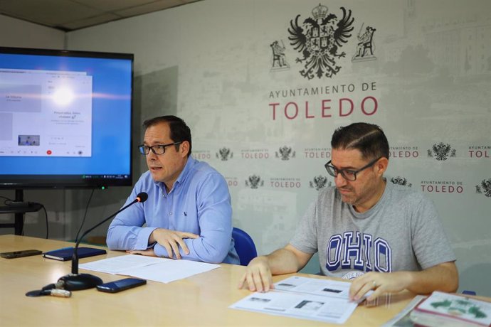 Rueda de prensa del concejal de Educación de Toledo, Daniel Morcillo.
