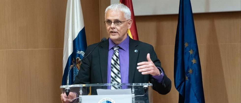 Acto de toma de posesión del director del IAC, Valentín Martínez Pillet