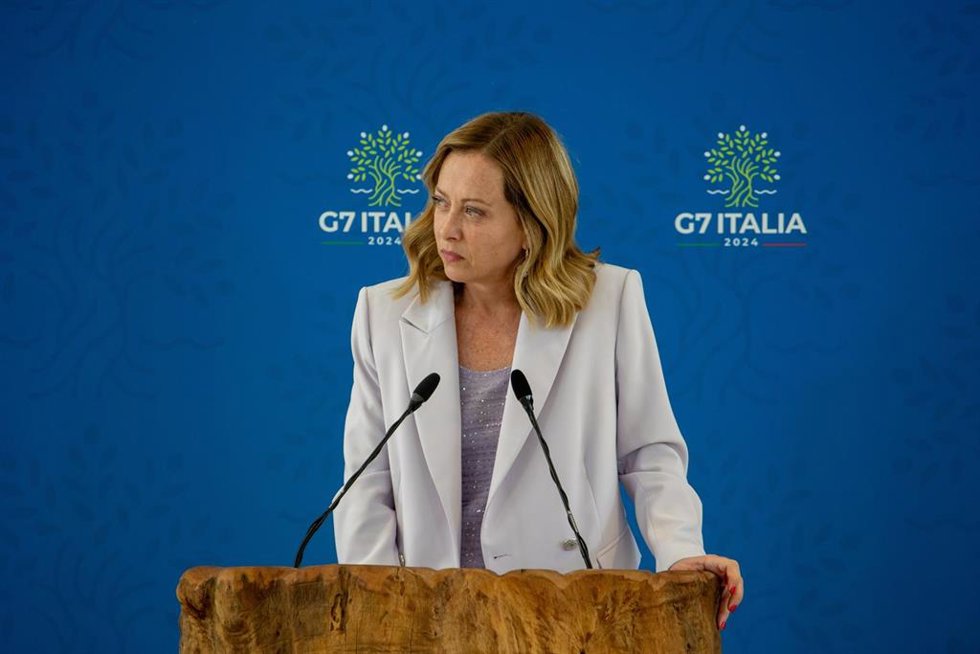 La primera ministra italiana, Giorgia Meloni