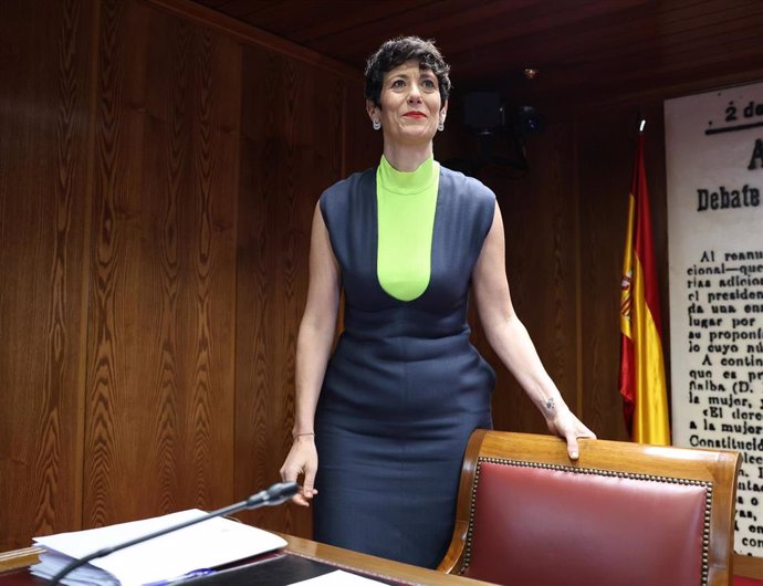 La ministra de Inclusión, Seguridad Social y Migraciones, Elma Saiz. 