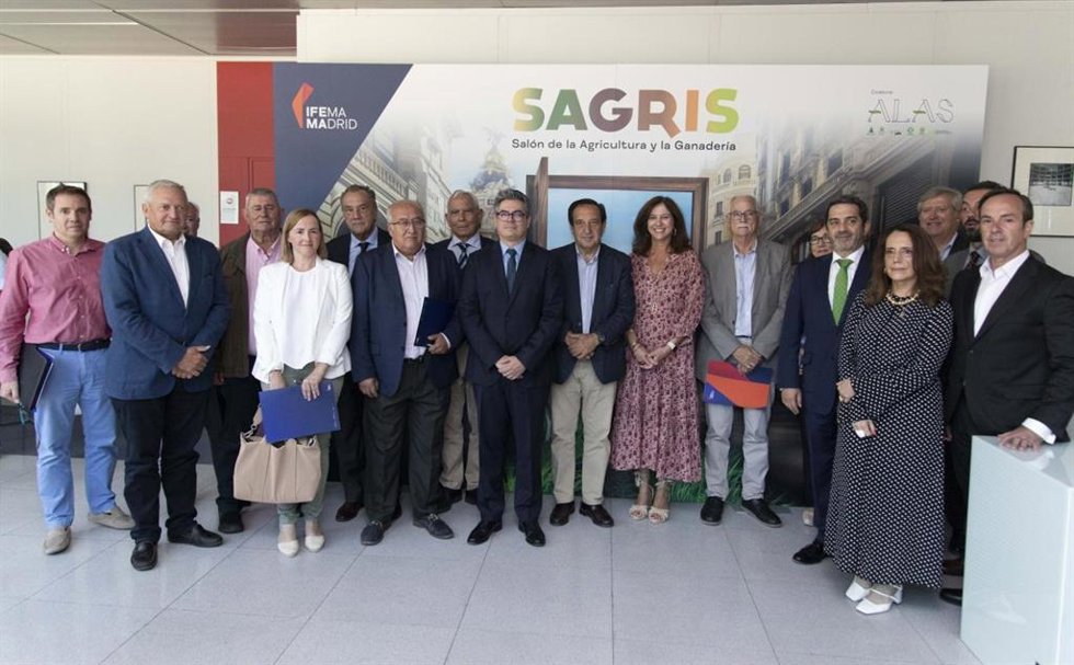 Foto Familia de la presentación de Sagris, el nuevo Salón de la Agricultura y la Ganadería