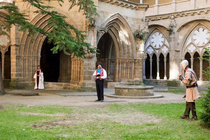 Archivo - Recreación  dramatizada en el Monasterio de Veruela