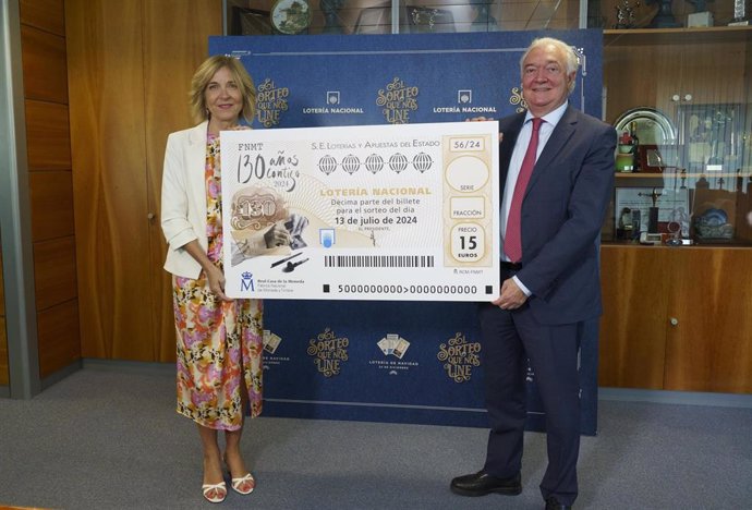 Loterías se suma al 130º aniversario de la Fábrica Nacional de Moneda y Timbre