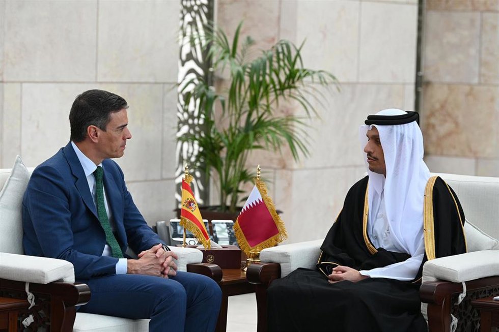 Archivo - El presidente del Gobierno, Pedro Sánchez , en su visita a Catar 