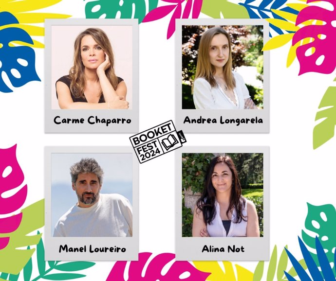 Carme Chaparro, Andrea Longarela, Manel Loureiro y Alina Not apadrinan el II Booket Fest en Barcelona