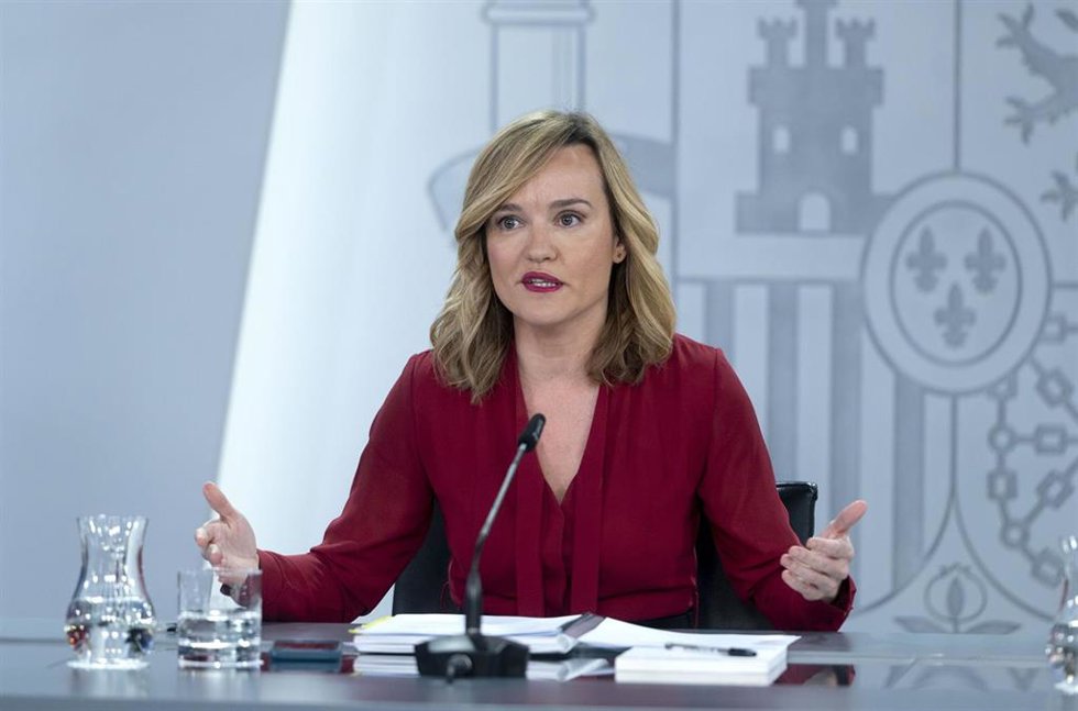 Archivo - La ministra de Educación, Formación Profesional y Deporte, Pilar Alegría, en el Palacio de la Moncloa, a 19 de marzo de 2024, en Madrid (España).