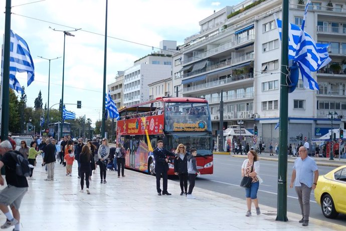 Archivo - La plaza Syntagma de Atenas