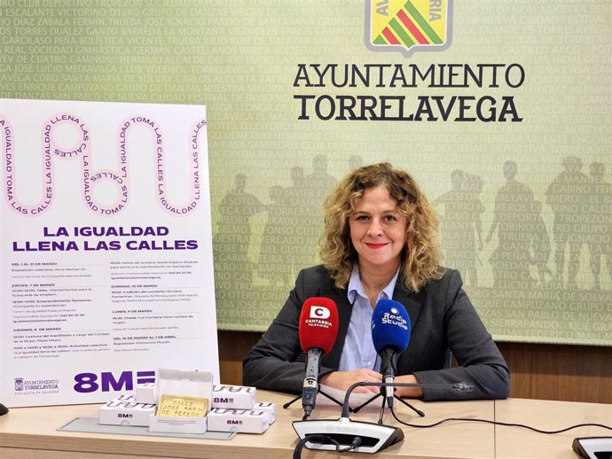 Archivo - La concejala de Igualdad de Torrelavega, Patricia Portilla