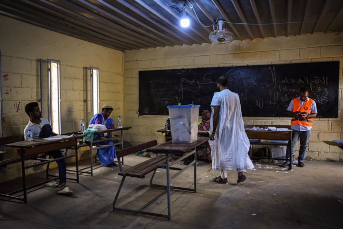 Un colegio electoral en las presidenciales celebradas el 29 de junio en Mauritania (archivo)
