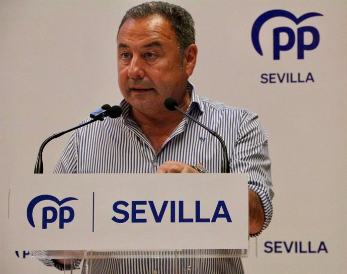 El presidente del PP de Sevilla, Ricardo Sánchez.