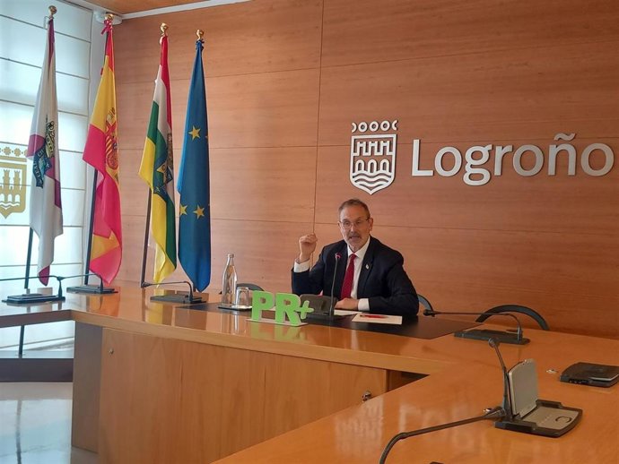 El portavoz del PR+ en el Ayuntamiento de Logroño, Rubén Antoñanzas