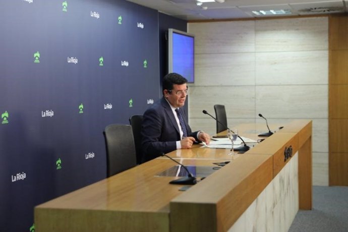El portavoz del Gobierno de La Rioja, Alfonso Domínguez