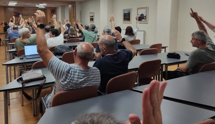 Reunión del Consejo de CCOO Navarra.