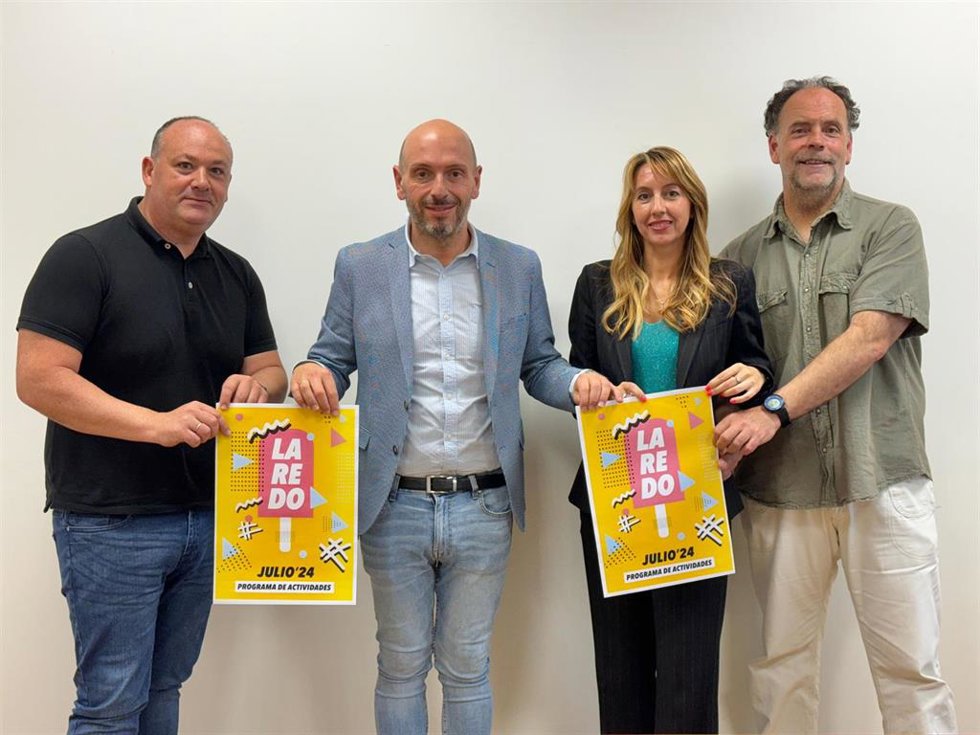 Presentación de la programación de Laredo del mes de julio