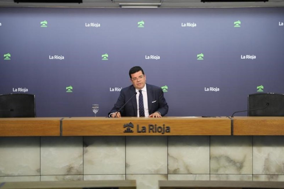 El portavoz del Gobierno riojano, Alfonso Domínguez