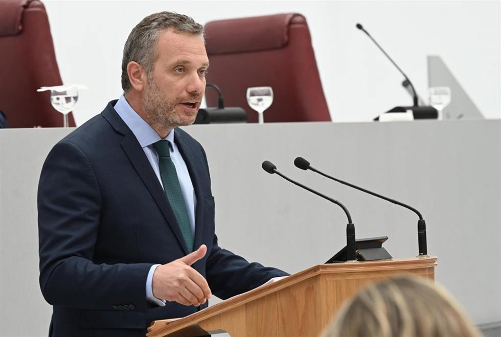 El portavoz del Partido Popular en la Asamblea Regional, Joaquín Segado