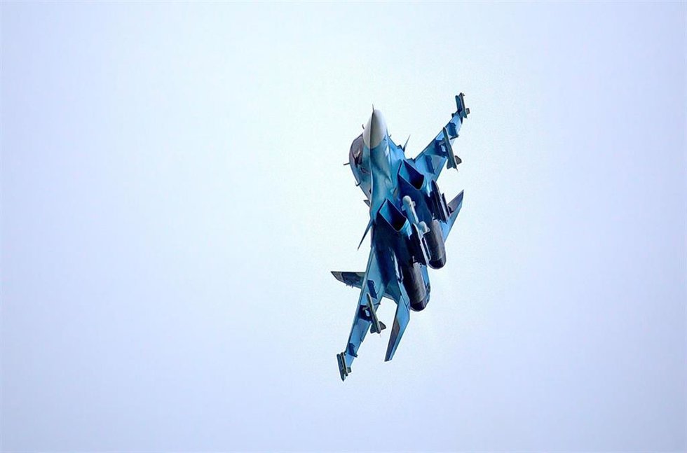 Archivo - July 21, 2017, Moscow region, Moscow region, Russia: ZHUKOVSKY, MOSCOW REGION, RUSSIA  JULY 25, 2021: Airplanes Sukhoi Su-33 shown at open air exposition of MAKS-2021, international aviation and space salon.