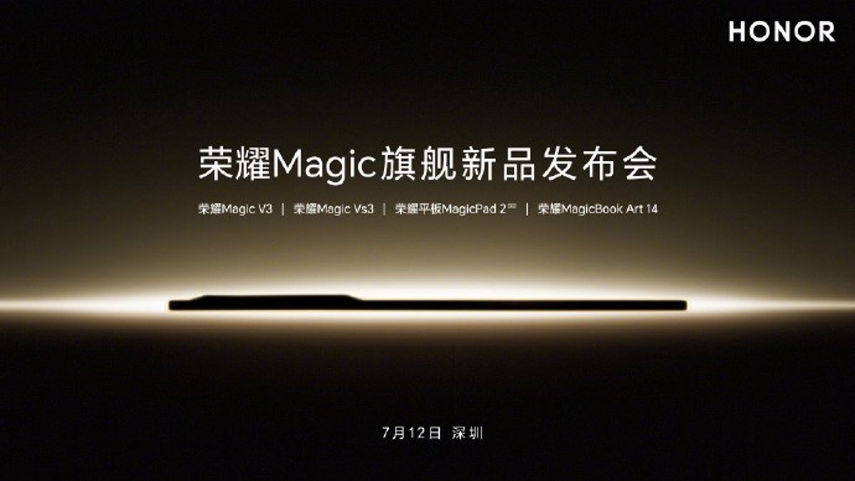 HONOR, 12 Temmuz'da yeni Magic V3 ve VS3 katlanabilir akıllı telefonlarını tanıtmaya hazırlanıyor
