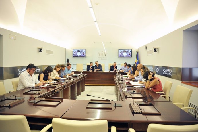 Reunión de la comisión no permanente de estudio sobre financiación autonómica abierta en la Asamblea