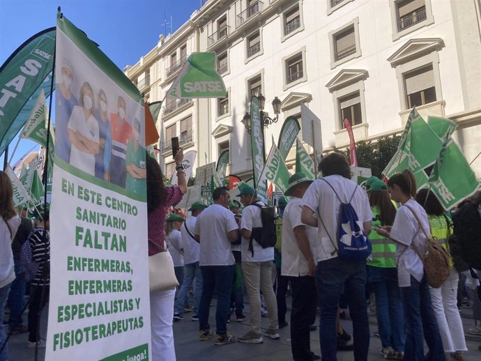 Manifestación Ante La Sede Del SAS El Pasado 20 Junio De 2024.