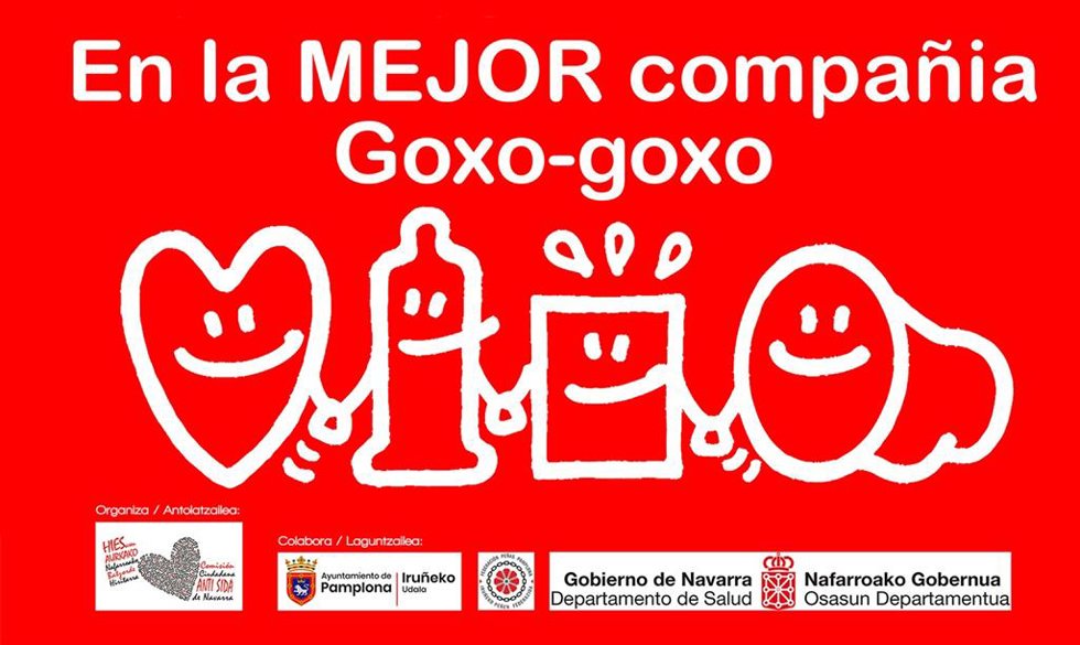 Cartel de la campaña  En la MEJOR compañía Goxo-Goxo