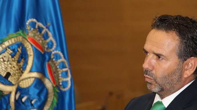 El portavoz del  Grupo Provincial Vox en la Diputación, Miguel Ángel Sánchez.